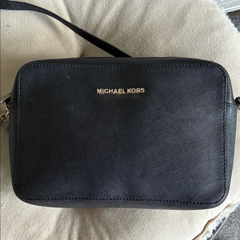 Michael Kors Black Messenger Bag